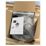 HULPPRE 3000lm Solar Shed Light,Daytime or Night,Classic Metal Solar Lights Indoor&Outdoor with E27 Bulb,Cool or Warm White,5 Modes Barn,Chicken Coop Light,Pendant Lamp for Patio,Garden,Yard,Gazebo