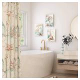 takfot Coastal Canvas Wall Art Paintings Shell Starfish Coral Conch Picture Watercolor Art Wall Decor Framed Prints Artwork for Bathroom Kitchen Bedroom Living Room 12x16 Inch, 3 panels