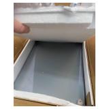 Tempered Glass Side Tables Set of 2 Acrylic End Table with 2 Storage Shelve transparent Bedside simplicity clear 2-Tier Nightstands small Spaces Office Bedroom Living Room Study Transparent ET-008TR