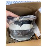 CAROTE Nonstick Pots and Pans, Induction Cookware Set Kitchen Cooking Sets, Non Stick w/Frying Pan (PFOS, PFOA Free), Black, 16pcs