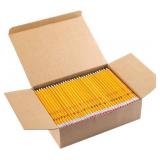 Madisi Wood-Cased #2 HB Pencils, Yellow, Pre-sharpened, Bulk Pack, 320 pencils