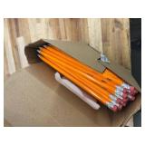 Madisi Wood-Cased #2 HB Pencils, Yellow, Pre-sharpened, Bulk Pack, 320 pencils