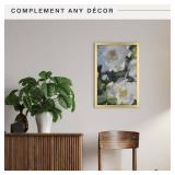 MCS Foundation 12x18 Poster Frame Traditional Brass, Vertical & Horizontal Wall Hanging Large Picture Frame for Photos, Posters & Art Prints (1-Pack)