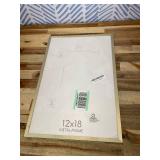 MCS Foundation 12x18 Poster Frame Traditional Brass, Vertical & Horizontal Wall Hanging Large Picture Frame for Photos, Posters & Art Prints (1-Pack)