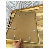 MCS Foundation 12x18 Poster Frame Traditional Brass, Vertical & Horizontal Wall Hanging Large Picture Frame for Photos, Posters & Art Prints (1-Pack)