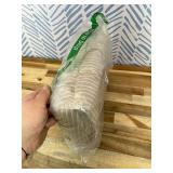 Wake In Cloud - Striped Cotton Duvet Cover Set, 100% Washed Cotton Textured Percale Bedding Set, Ticking Stripe Pinstripe Farmhouse, 3 Pieces, Tan, Full Size