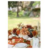 Lookein Artificial Flowers for DIY Wedding Decoration Bridal Bouquet Table Centerpieces Flower Garland Arch Flower Decoration Home Decor, Rustic Terracotta