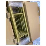 Queension Extra Large Garden Arch 7.2Ft Wide 9.2Ft High, Wedding Arch for Ceremony, Outdoor Garden Trellis for Climbing Plant, Metal Balloon Arches Backdrop Stand with Prongs Base, Gold