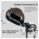 Retails for $129! Professional Standing Hooded Hair Steamer for deep Scalp Conditioning,Adjustable time and Temperature Settings with Dry-Run Protection,Salon Station spa Equipment,Suitable for Home a