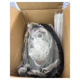 Retails for $130! Anthter Steamer for Clothes, 1500W Powerful Standing Garment Steamer with Roll Wheels, 2.4L Water Tank for 90 Mins Continuous Steaming, 35s Fast Heat-up (Silver)