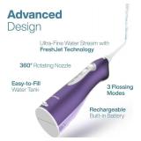 AquaSonic Water Flosser - Cordless Rechargeable Water Flossers for Teeth Cleaning - Waterproof Aqua Flosser, Portable Oral Irrigator for Dental Cleaning with 5 Jet Tips Braces Home Travel