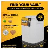 Gamma2 Vittles Vault Pet Food Storage Containers - Sealed Dog and Cat Food Storage Container, Fits up to 35lbs, Made in the USA - 12"L x 16.75"H
