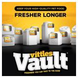 Gamma2 Vittles Vault Pet Food Storage Containers - Sealed Dog and Cat Food Storage Container, Fits up to 35lbs, Made in the USA - 12"L x 16.75"H