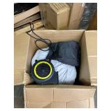 Amada 14 Feet Outdoor Inflatable Movie Screen, Projector Screen with Fast Low-Noise Air, Support Front Rear Projection for Backyard Movie Night, Home Theater, Theme Party, AMPJ04