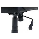 Basics Classic Puresoft PU-Padded Mid-Back Office Computer Desk Chair with Armrest - Black