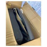 Basics Classic Puresoft PU-Padded Mid-Back Office Computer Desk Chair with Armrest - Black