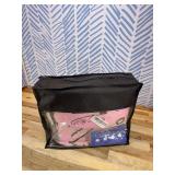 Comforter Set Queen Size, Makeup Pink Queen 7 Pcs Bedding for Kids and Adults, Women Diamond Cute Bed Sheet Sets with Fitted Sheet 2 Pillowcases & 2 Shams for Bedroom Bed Decor