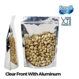 Performore 5 x 8 Inch Stand Up Pouch Bags, Resealable Ziplock Bags For Food Storage, Heavy Duty Mylar Bags, Odor Proof Resealable Bags, Clear Front With Aluminum Foil Back, Heat Sealable, 100 Pack