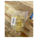 Lelehome Set of 6 Gold Tiara Crown Napkin Rings Rhinestone Wedding Bridal Shower Birthday Party Anniversary Dinner Table Settings Classic Home Decoration