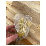 Lelehome Set of 6 Gold Tiara Crown Napkin Rings Rhinestone Wedding Bridal Shower Birthday Party Anniversary Dinner Table Settings Classic Home Decoration