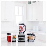 Retails for $220! Ninja - Professional Plus Kitchen System with Auto-iQ & (2) 24oz Single-Serve Cups - Black/Stainless Steel