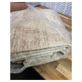 Retails for $110! Valenrug Washable Rug - Stain Resistant Area Rugs for Living Room, Non Slip Backing Printed Rugs for Bedroom, Folable Machine Washable Area Rug(Beige,8