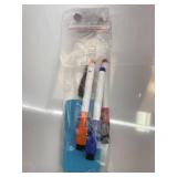 WALGLASS Double-Sided White Board 20" x 30", Dry Erase Board, Magnetic Whiteboard Silver Aluminium Frame, Wall-Mounted or Hanging Board for Home, School, Office, Kitchen