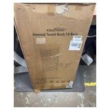 Retails for $190! Heated Towel Rack for Bathroom, Towel Warmer with 10 Bar Flat Rack Large, Electric Hot Towel Rack Wall Mounted, LED Buit-in Timer, Plug-in, Stainless Steel, Fast Heating, Nickel