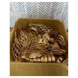 Retails for $156! Rtteri 20 Pcs Metal Flower Arrangement Stand Wedding Flower Centerpieces Stand Elegant Metal Flower Vase Candelabra Candle Holder for Wedding Reception Table Decor Party Hotel Home D