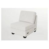 Retails for $199! L Lengend Vansen Armless Chair Module for Modular Sofa Couch (Beige)