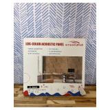 Retails for $118! 6 Pack Large Acoustic Panels,23.6 x 23.6 Inches Soundproof Wall Panels,Decorative Sound Panels,Self-Adhesive Acoustic Wall Panels,Decorative Soundproof Panels for Home Studio Office,