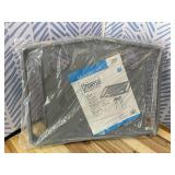 DMI Walker Tray With Cup Holders, Walker Tray For Folding Walkers, Mobility Accessory for Seniors, Tray Table for Standard Walkers, Multipurpose and Portable, Gray