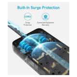 Anker Power Strip Surge Protector (2100J), 12 Outlets with 2 USB A and 1 USB C Port for Multiple Devices, 5ft Extension Cord, 20W Power Delivery Charging for Home, Office, Dorm Essential, TUV Listed