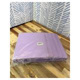 COMIX Standard 3 Ring Binder 1 inch with Clear View Cover, 1" Round Ring View Binder Holds 200 Sheets of US Letter Size Paper for School Office Supplies, 6 Pack (Pale Purple)