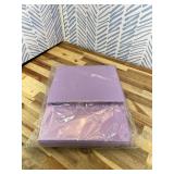 COMIX Standard 3 Ring Binder 1 inch with Clear View Cover, 1" Round Ring View Binder Holds 200 Sheets of US Letter Size Paper for School Office Supplies, 6 Pack (Pale Purple)