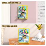 Kevin Bird Up Balloon House Building Toy Set, Compatible with Up Modern Art Flying House Building Kit, Build & Display Home Decor Wall Art, Birthday Gift Idea for Kids, Adults. 279 Pcs