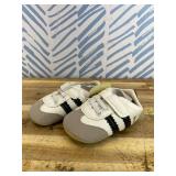 Newbron Baby Boys Girls Retro Sneakers Pu Leather Rubber Sole Walking Shoes Toddler Non-Slip First Walkers Infant Slippers Crib Shoes