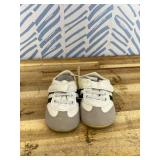 Newbron Baby Boys Girls Retro Sneakers Pu Leather Rubber Sole Walking Shoes Toddler Non-Slip First Walkers Infant Slippers Crib Shoes