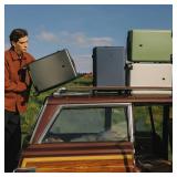 Retails for $153! LEVEL8 Hard Shell Carry on Luggage Airline Approved, Carry-on Suitcases with Wheels, Lightweight Luminous Textured Hardside Travel Bag with Tsa Lock, 20 Inch, Black