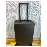 Retails for $153! LEVEL8 Hard Shell Carry on Luggage Airline Approved, Carry-on Suitcases with Wheels, Lightweight Luminous Textured Hardside Travel Bag with Tsa Lock, 20 Inch, Black