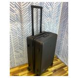Retails for $153! LEVEL8 Hard Shell Carry on Luggage Airline Approved, Carry-on Suitcases with Wheels, Lightweight Luminous Textured Hardside Travel Bag with Tsa Lock, 20 Inch, Black