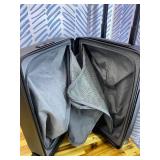 Retails for $153! LEVEL8 Hard Shell Carry on Luggage Airline Approved, Carry-on Suitcases with Wheels, Lightweight Luminous Textured Hardside Travel Bag with Tsa Lock, 20 Inch, Black