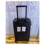 Retails for $153! LEVEL8 Hard Shell Carry on Luggage Airline Approved, Carry-on Suitcases with Wheels, Lightweight Luminous Textured Hardside Travel Bag with Tsa Lock, 20 Inch, Black