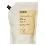 AG Care Smoooth Argan and Coconut Smoothing Shampoo, Enhance Shine and Smoothness, Sulfate-Free Shampoo, 33.8 Fl Oz