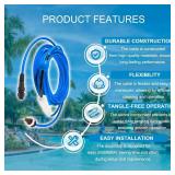 Retails for $170! 99958906-DIY Cable and Swivel 3 Wire for Dolphin Robotic Pool Cleaners Active 30, 30i, 40, S300i, S400, T45, T55i Compatible with Wi-Fi/Bluetooth 60ft(18M)