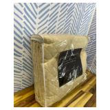 Luxe Bedding 3-Piece Oversized Quilted Bedspread Coverlet Set (Full/Queen, Rhombus / Beige)