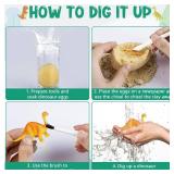 Dinosaur Eggs Excavation Kit - 12 Unique Eggs Dinosaur Toy, Science STEM Gifts for Boys Girls Age 6-12