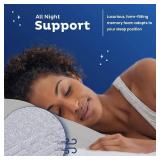 Snuggle-Pedic Body Pillow for Side Sleepers for Adults - Full Body Maternity Pillow Support Legs, Belly & HIPS - Shredded Memory Foam & Cooling Pregnancy Pillow Cover 20x54 Gray