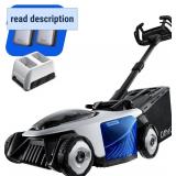 Retails for $269! Electric Lawn Mower, Self-propelled Lawn Mower Cordless 40V(2x20V) 18.5" Brushless Mower with Electric Cutting Height Adjustment, Higher Rotation Speed