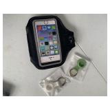 Arm sling phone carrier. W/ Air Tag carriers